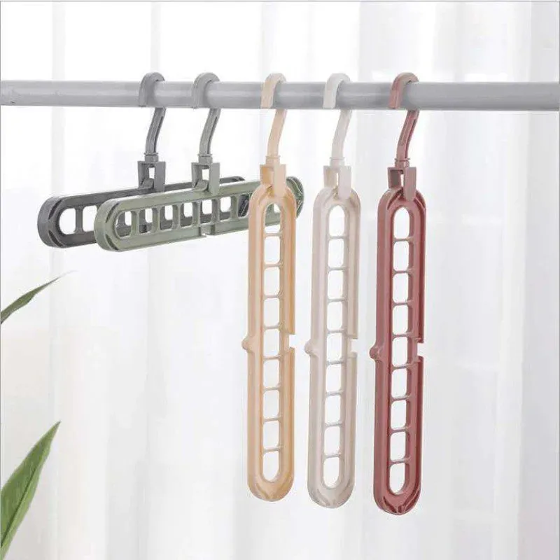 9 Holes Hanger Organizer (4 Pieces)