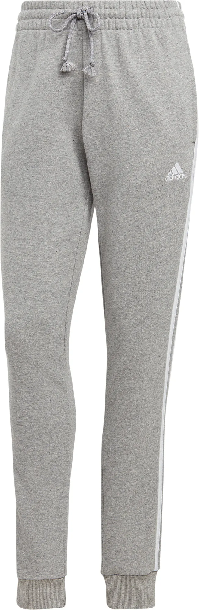 adidas Essentials 3 Stripes Womens Joggers - Grey