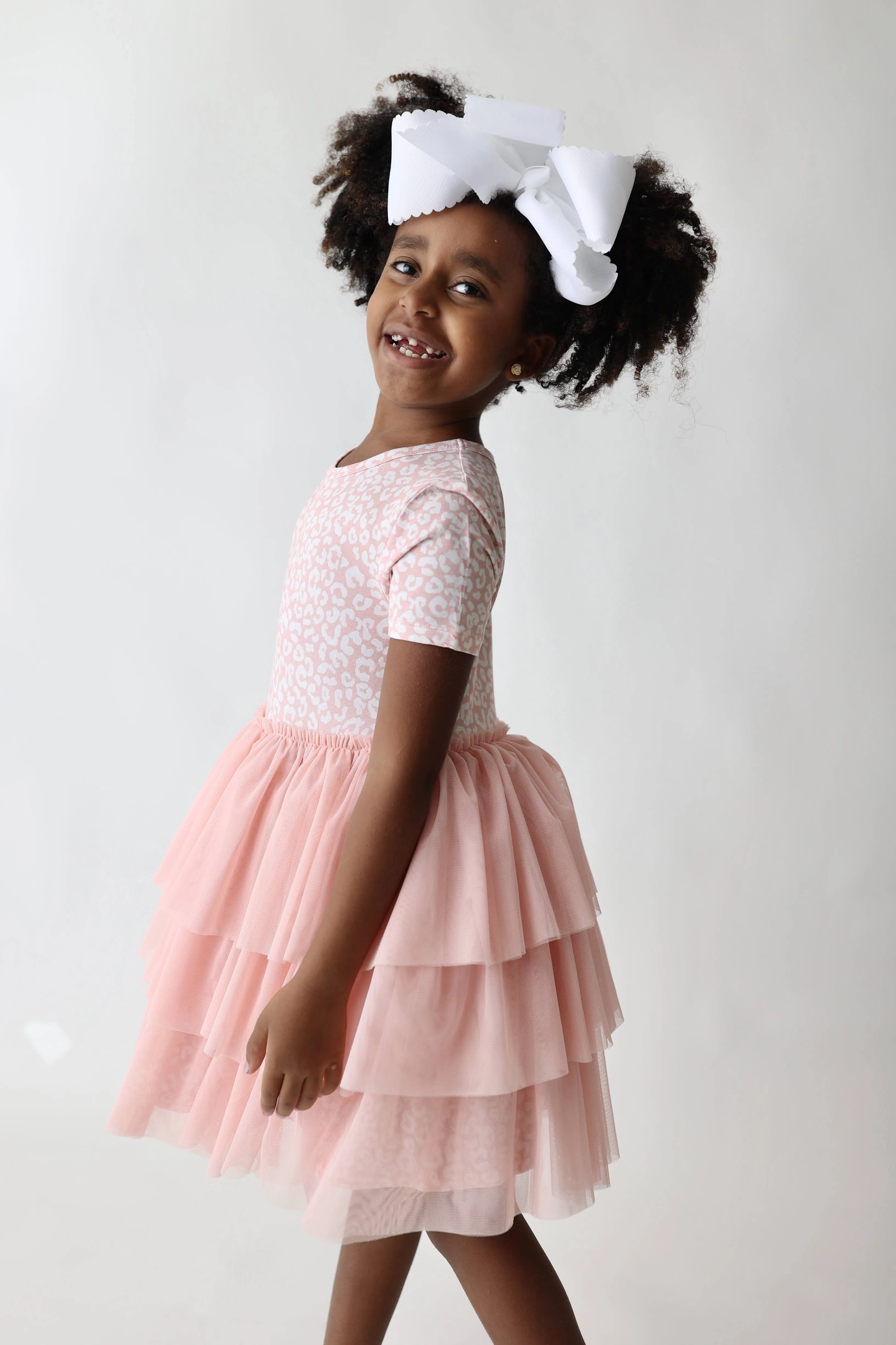 BLUSHING LEOPARD DREAM TUTU DRESS