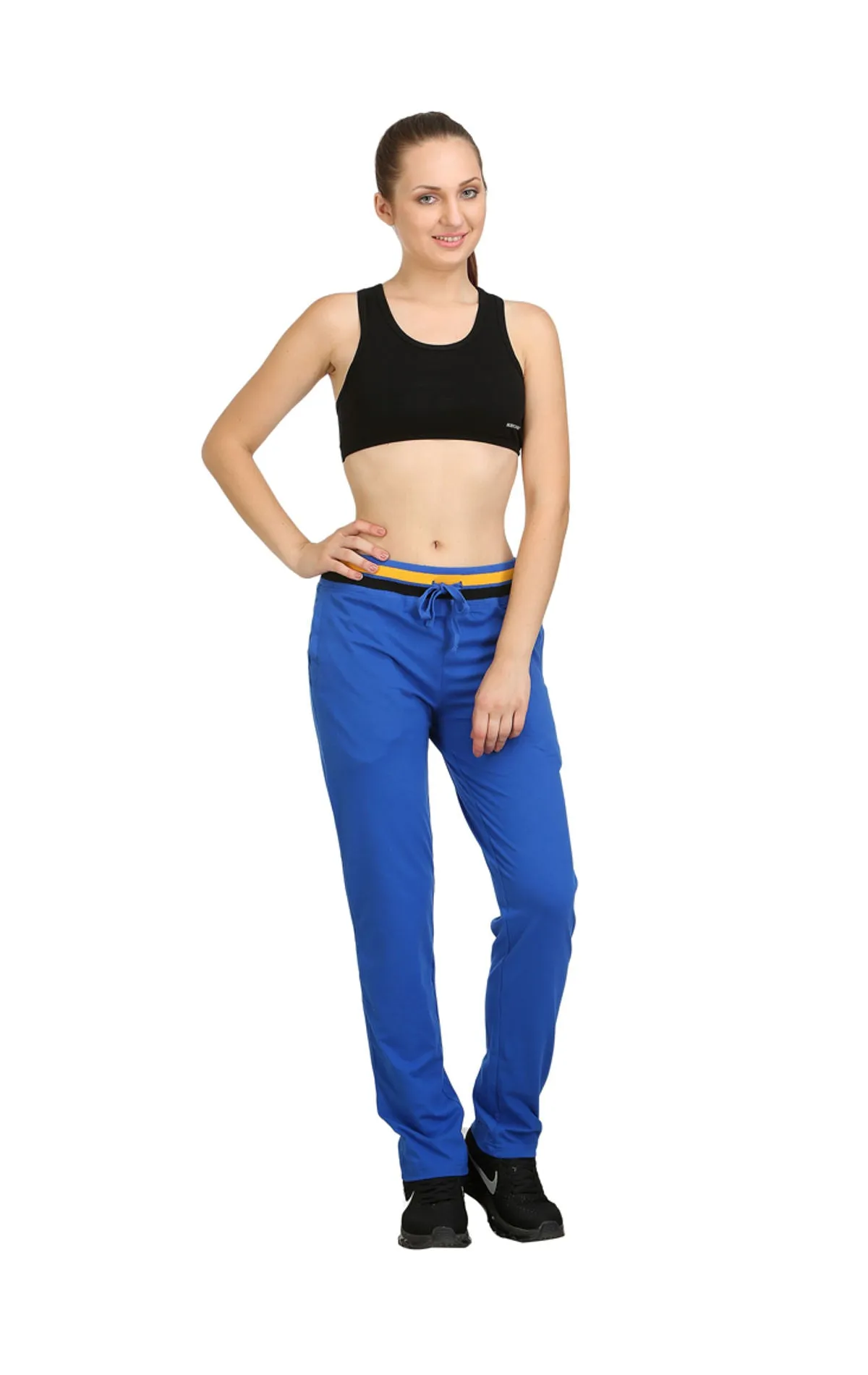 Bodyactive Women Royal Blue Trackpant-LL3-RBL