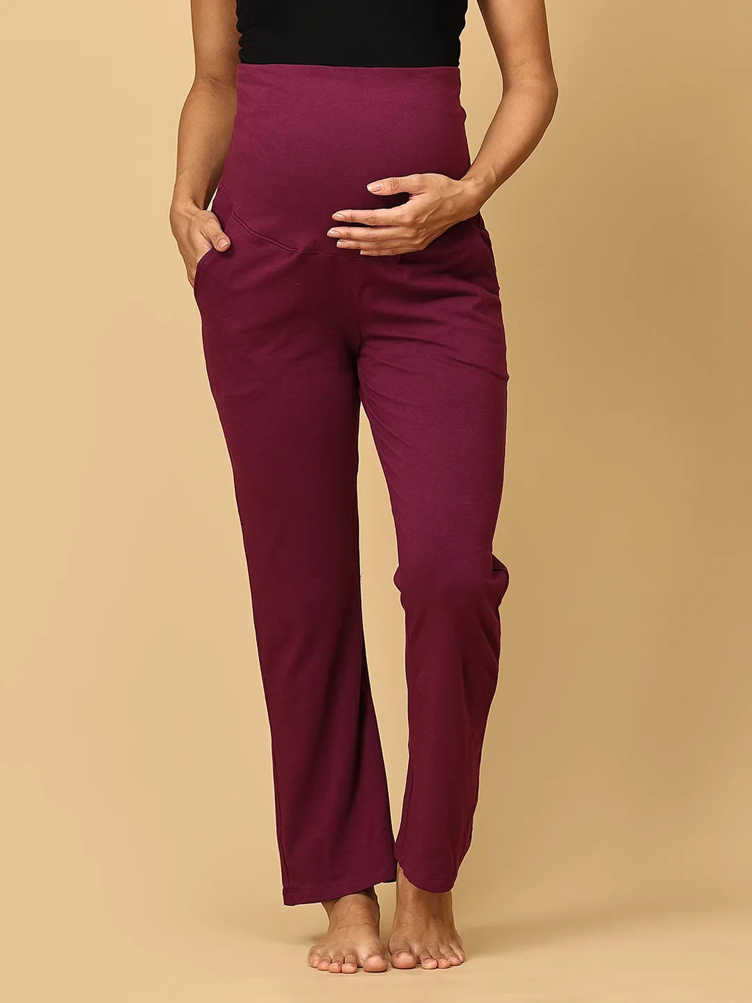 Comfy Maternity Trackpants Combo of 2