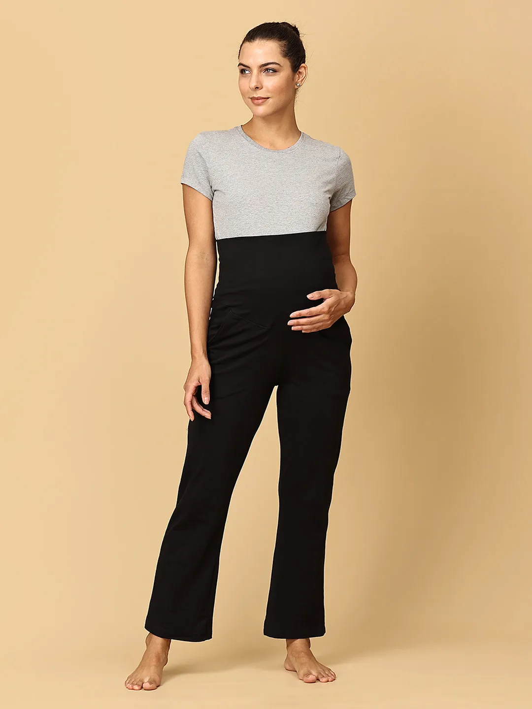 Comfy Maternity Trackpants Combo of 2