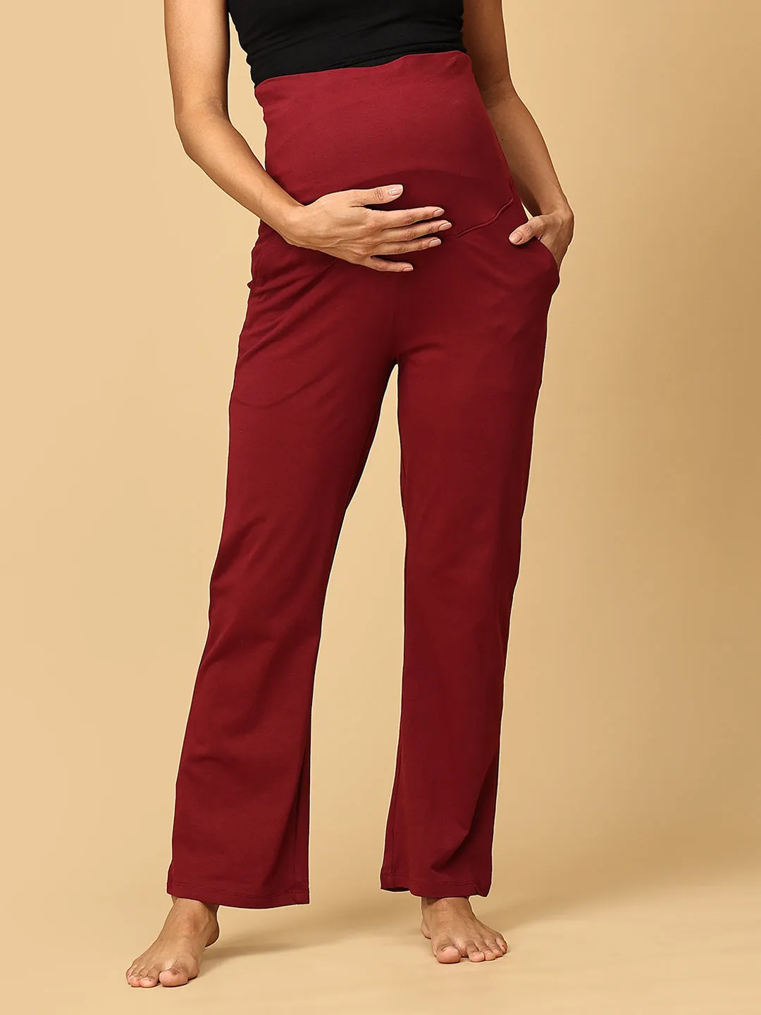 Comfy Maternity Trackpants Combo of 2