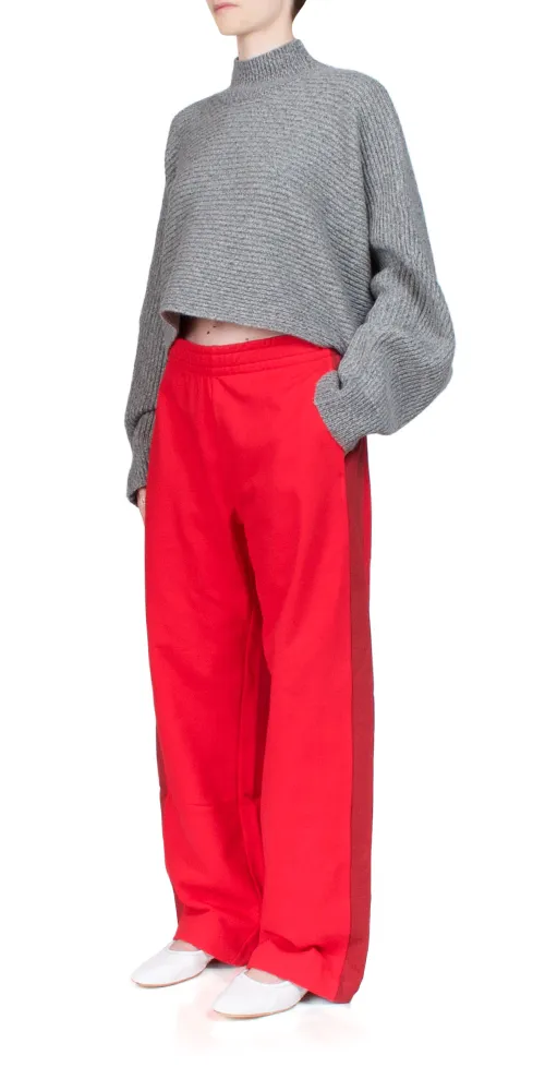 Curved Trackpant Rouge