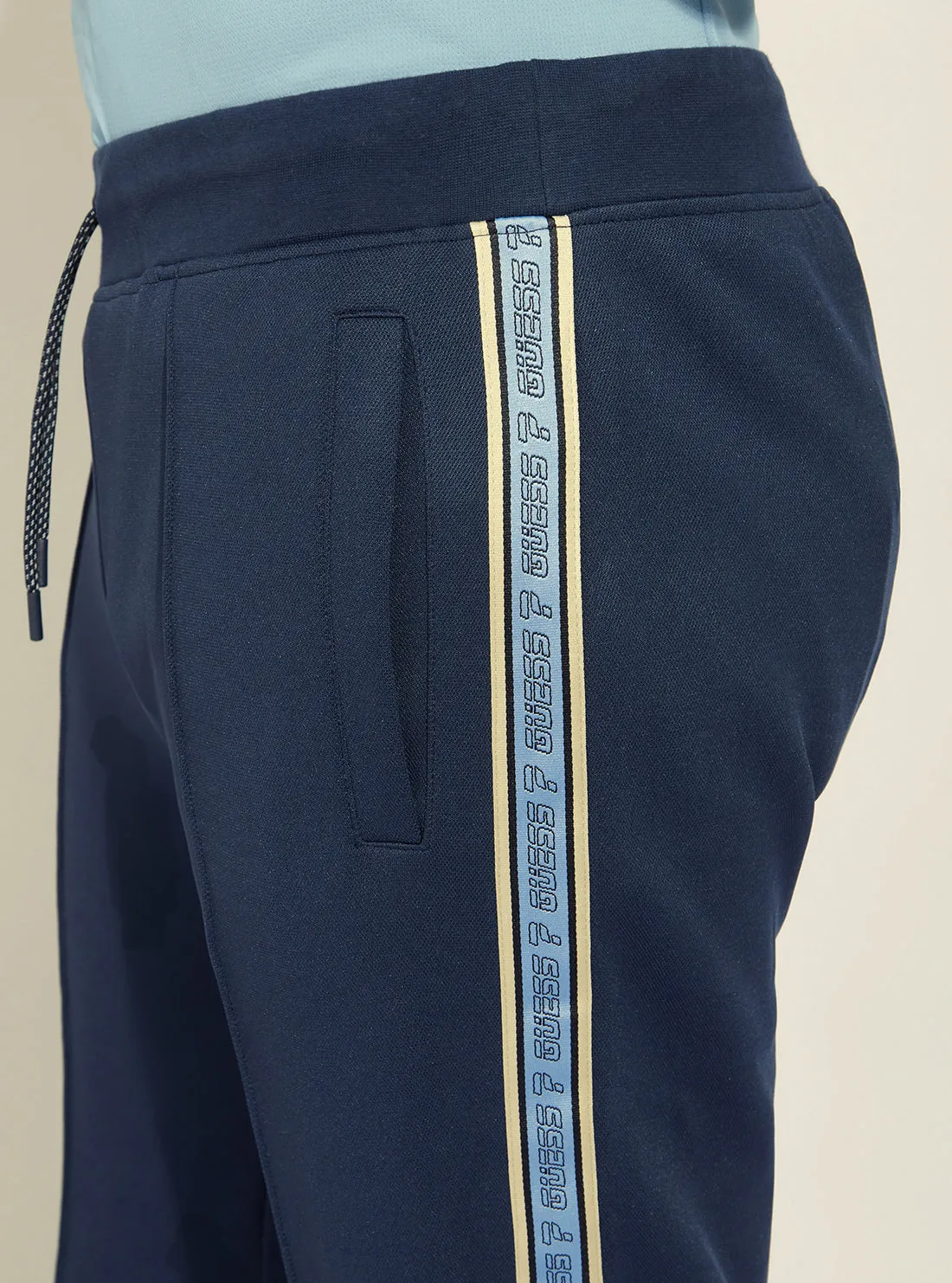 Eco Silk Blue Darrel Active Trackpants