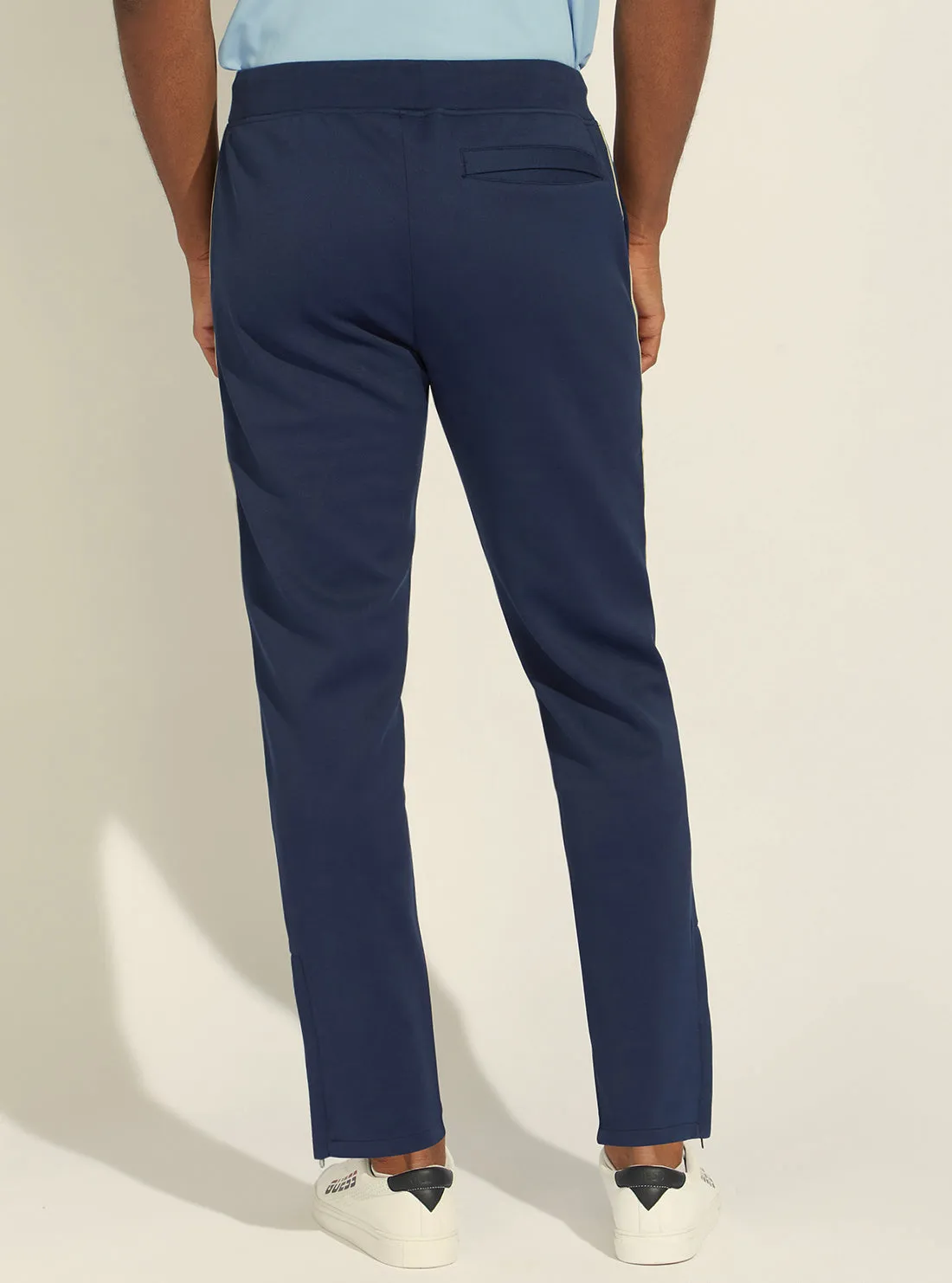 Eco Silk Blue Darrel Active Trackpants