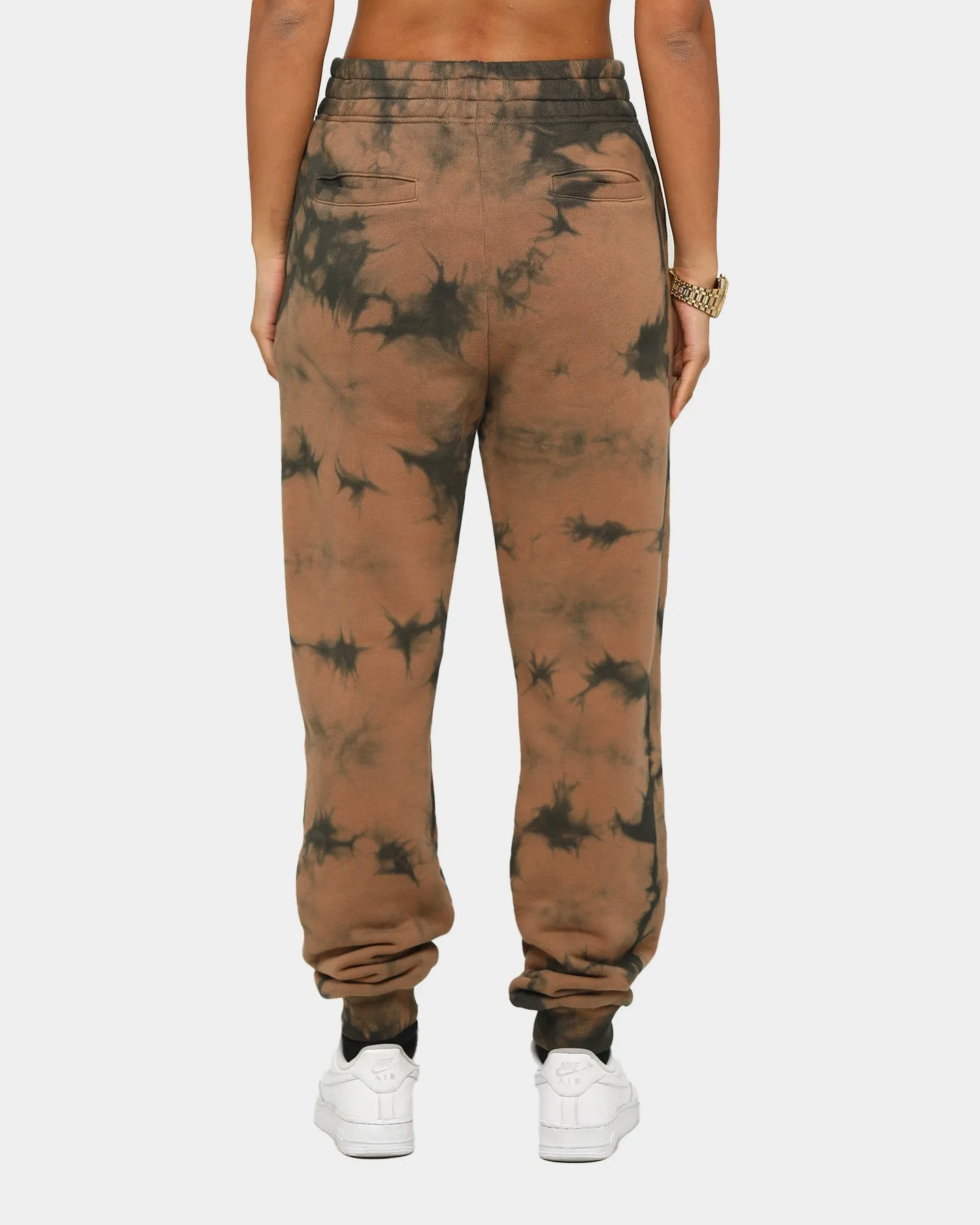 EN ES Tie Dye Trackpants Brown/Black