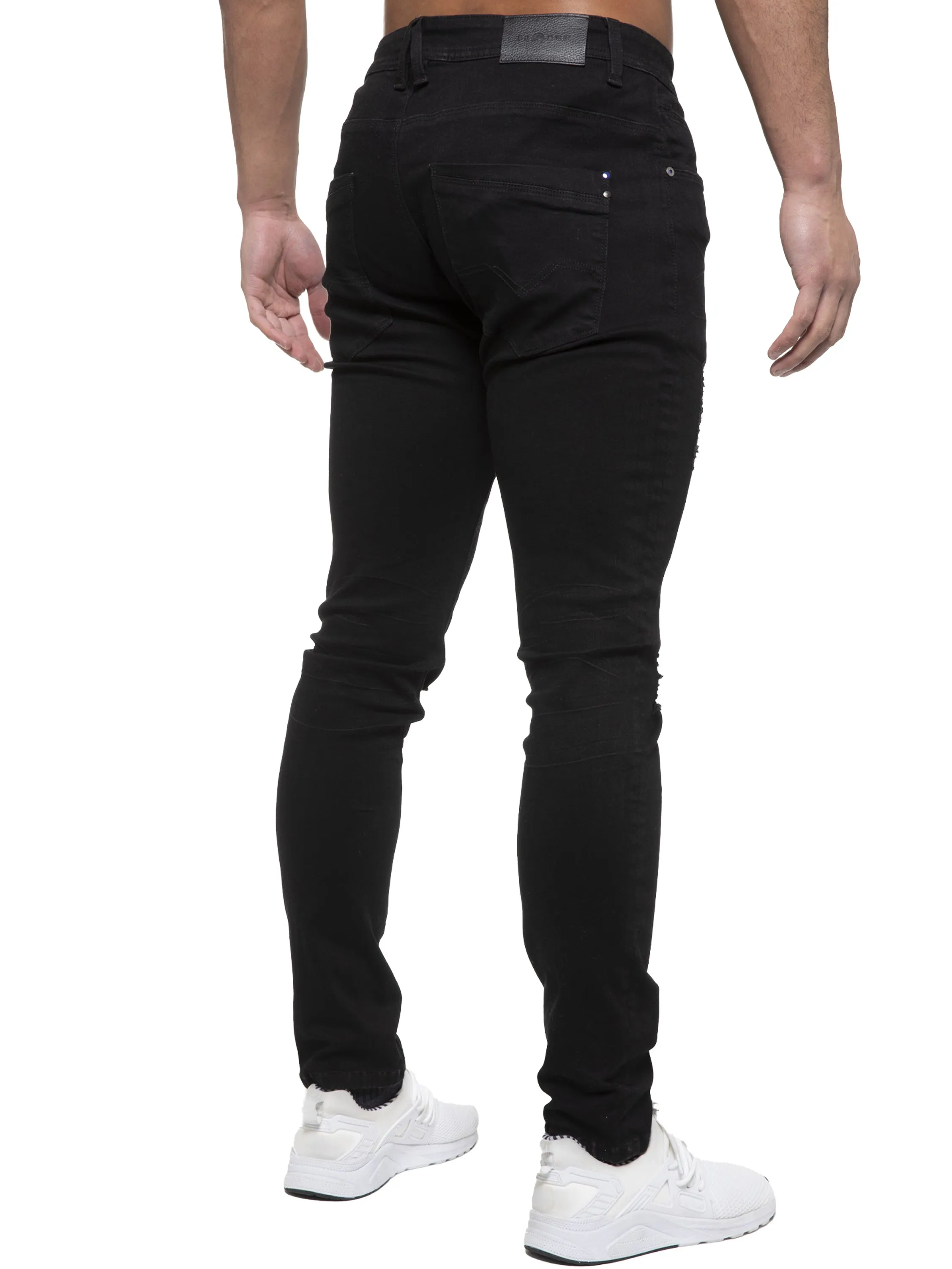 ETO | Mens Designer Hyperstretch Skinny Fit Distressed Jeans