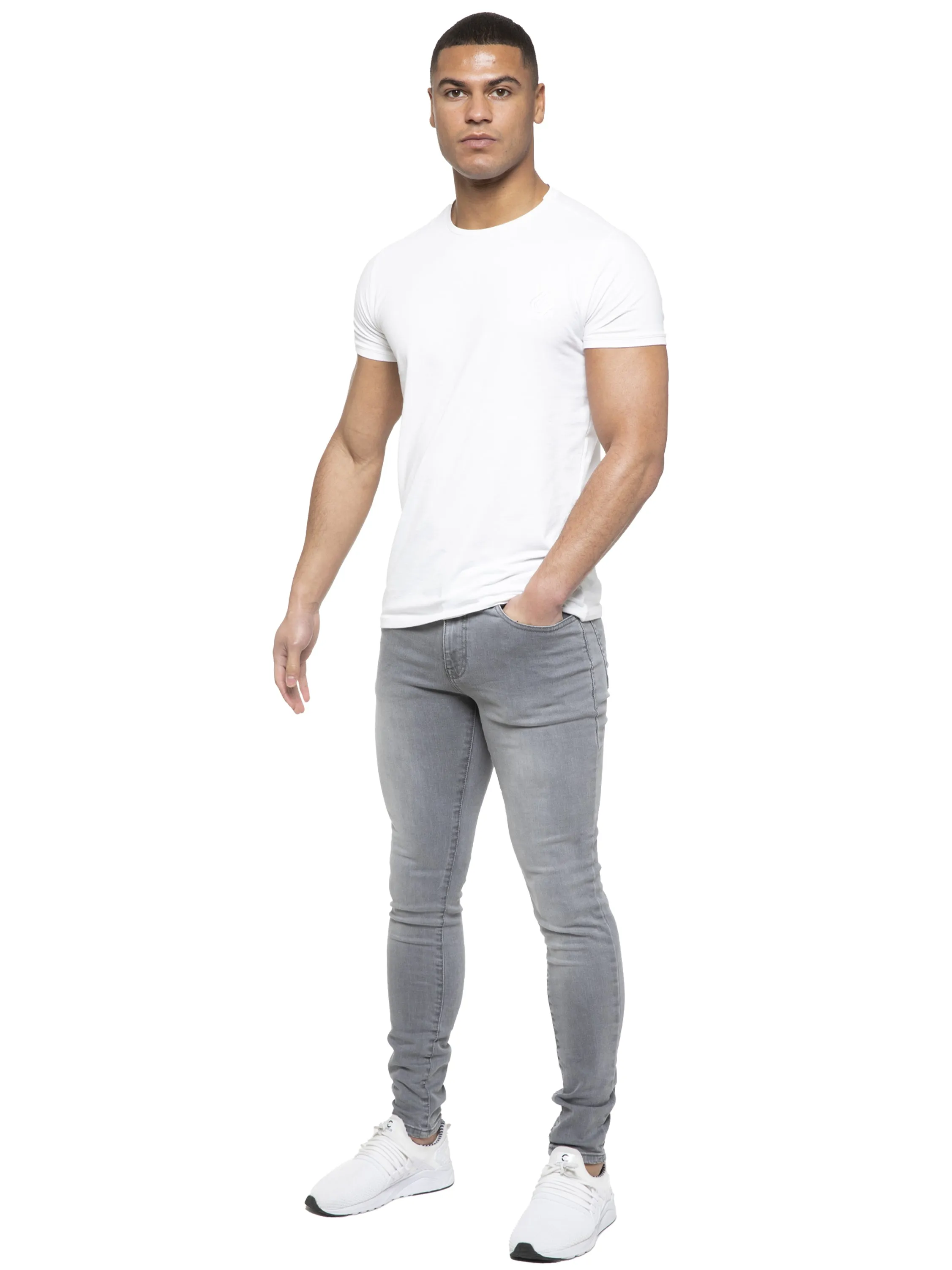 ETO | Mens Designer Slim Skinny Fit Stretch Jeans