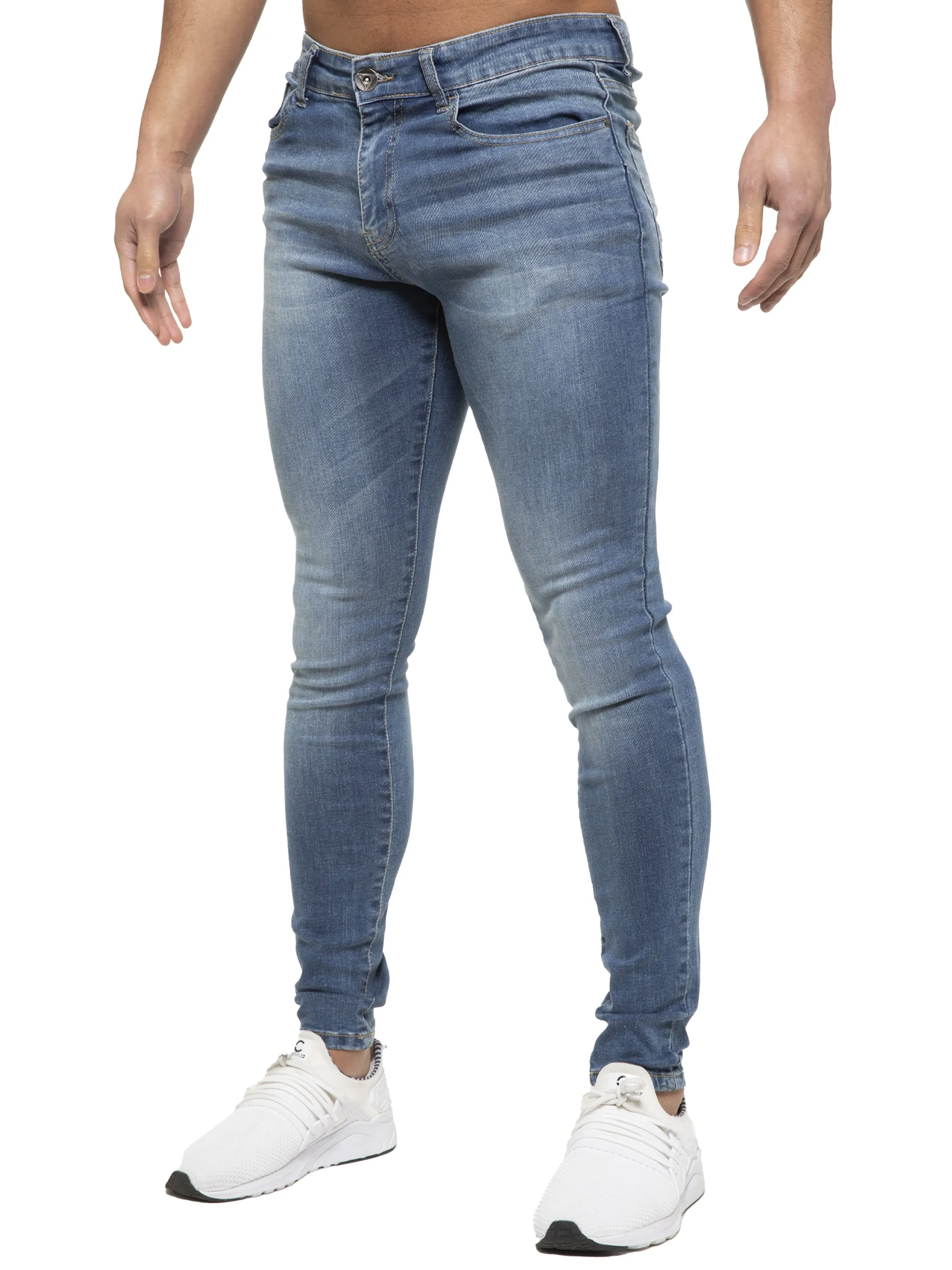 ETO | Mens Designer Slim Skinny Fit Stretch Jeans