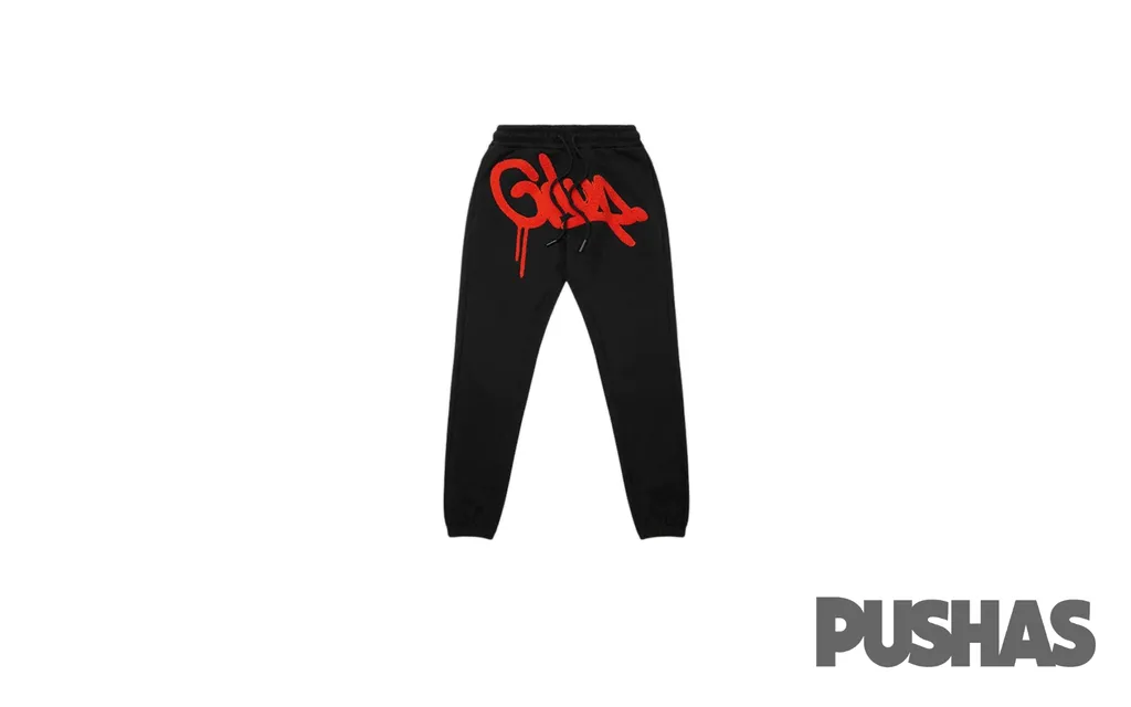 Geedup Handstyle Trackpants 'Black Burnt Orange'