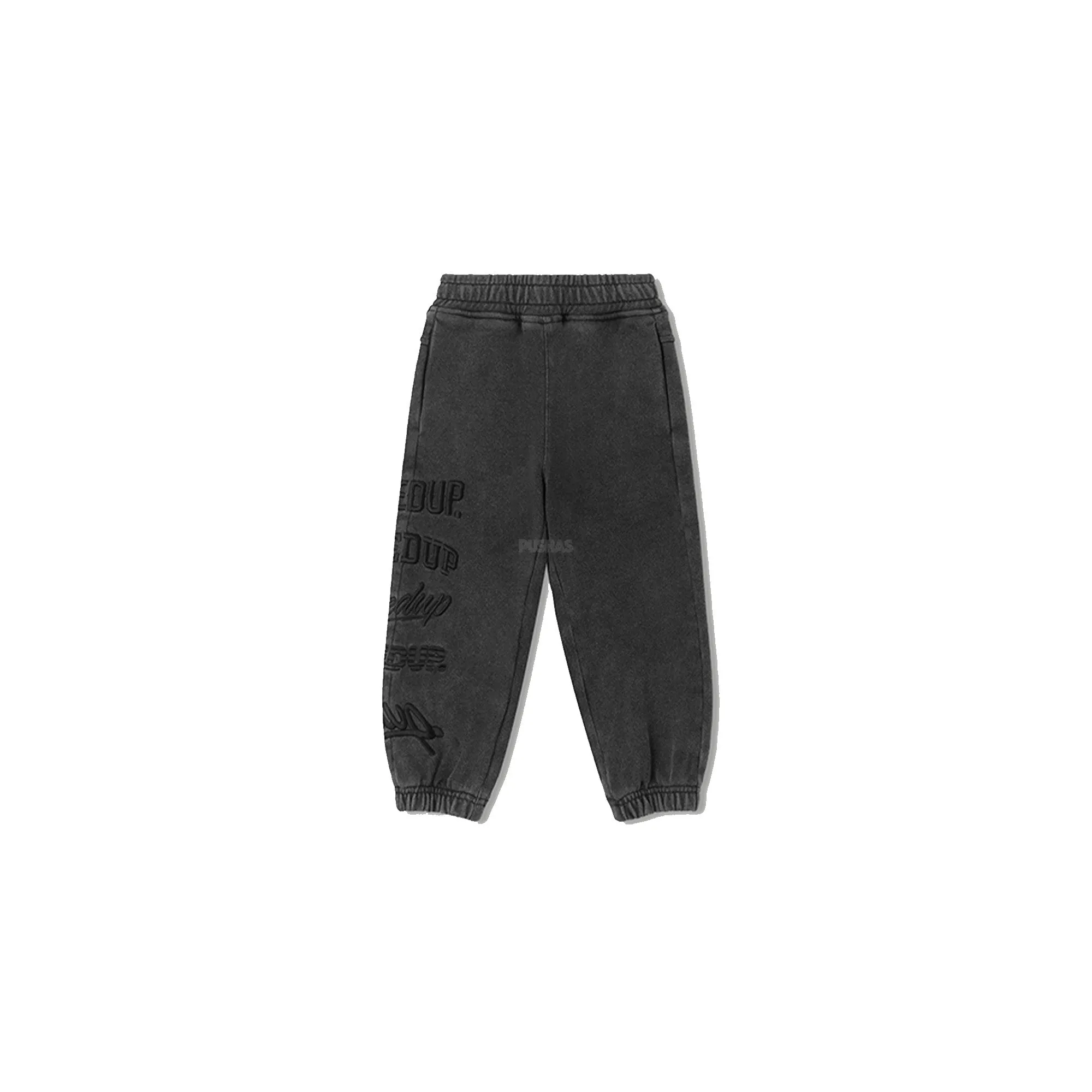 Geedup Stacked Logos Trackpants 'Vintage Washed Black' (2024)