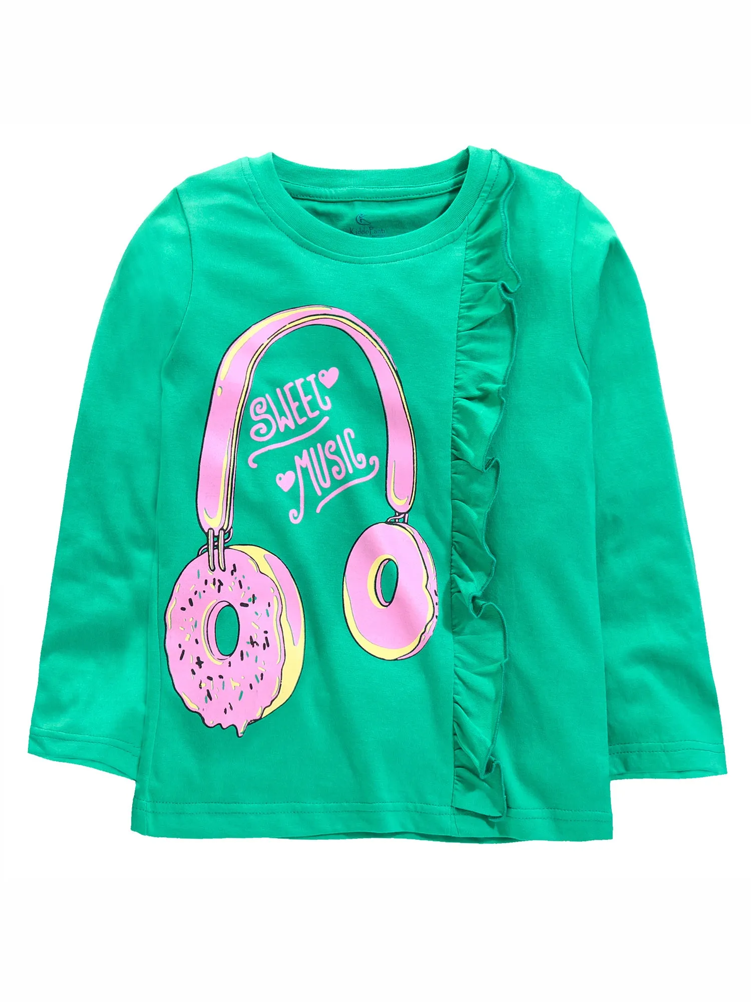 Girls Cotton T-Shirt with Pyjama Pant