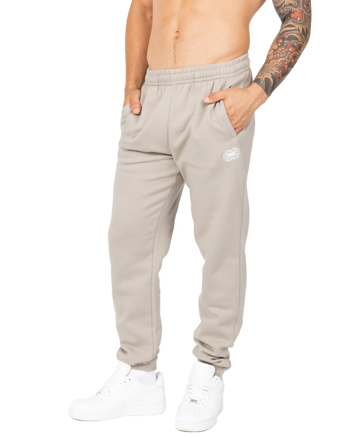 Global Athletics Trackpants - Vintage Khaki