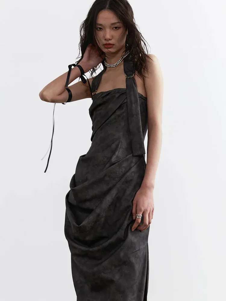 Harnetta Asymmetrical Tube Top Dress