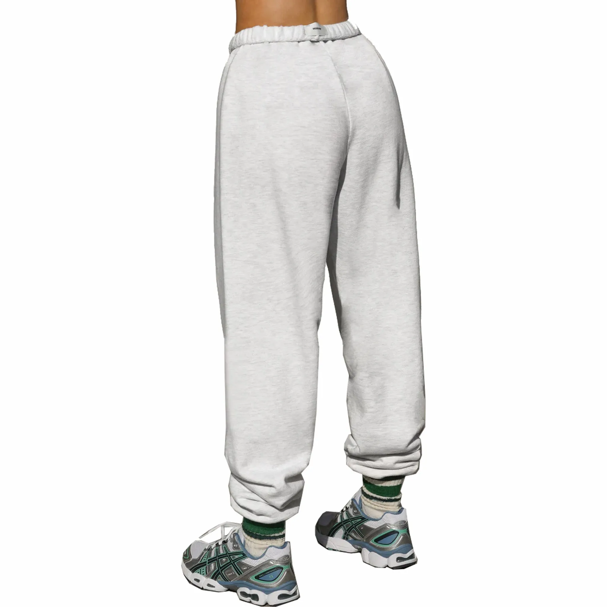 Joah Brown Oversized Jogger (Pearl Grey French Terry)