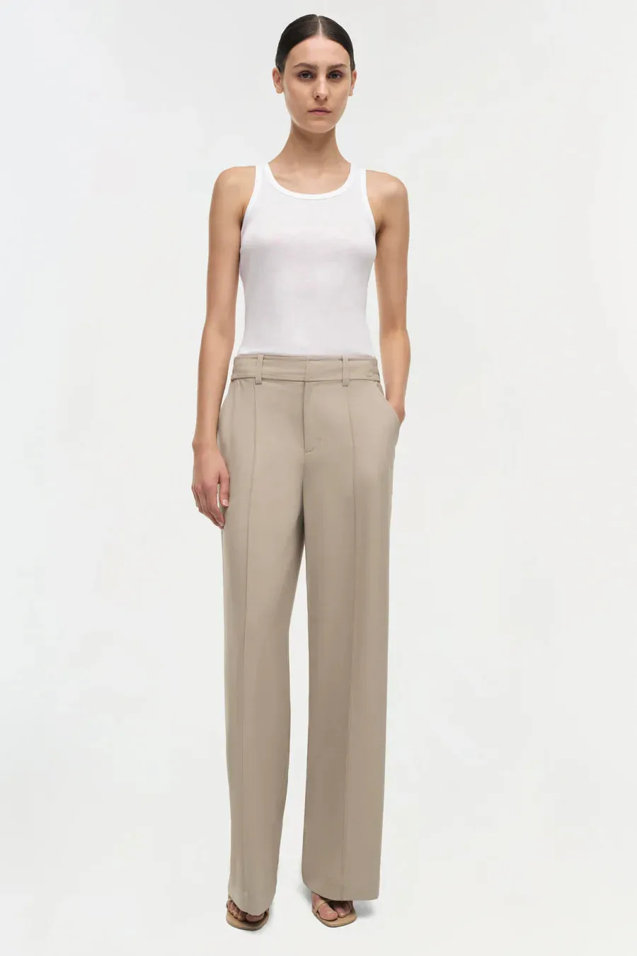 Jonathan Simkhai Collins Track Pant Sand