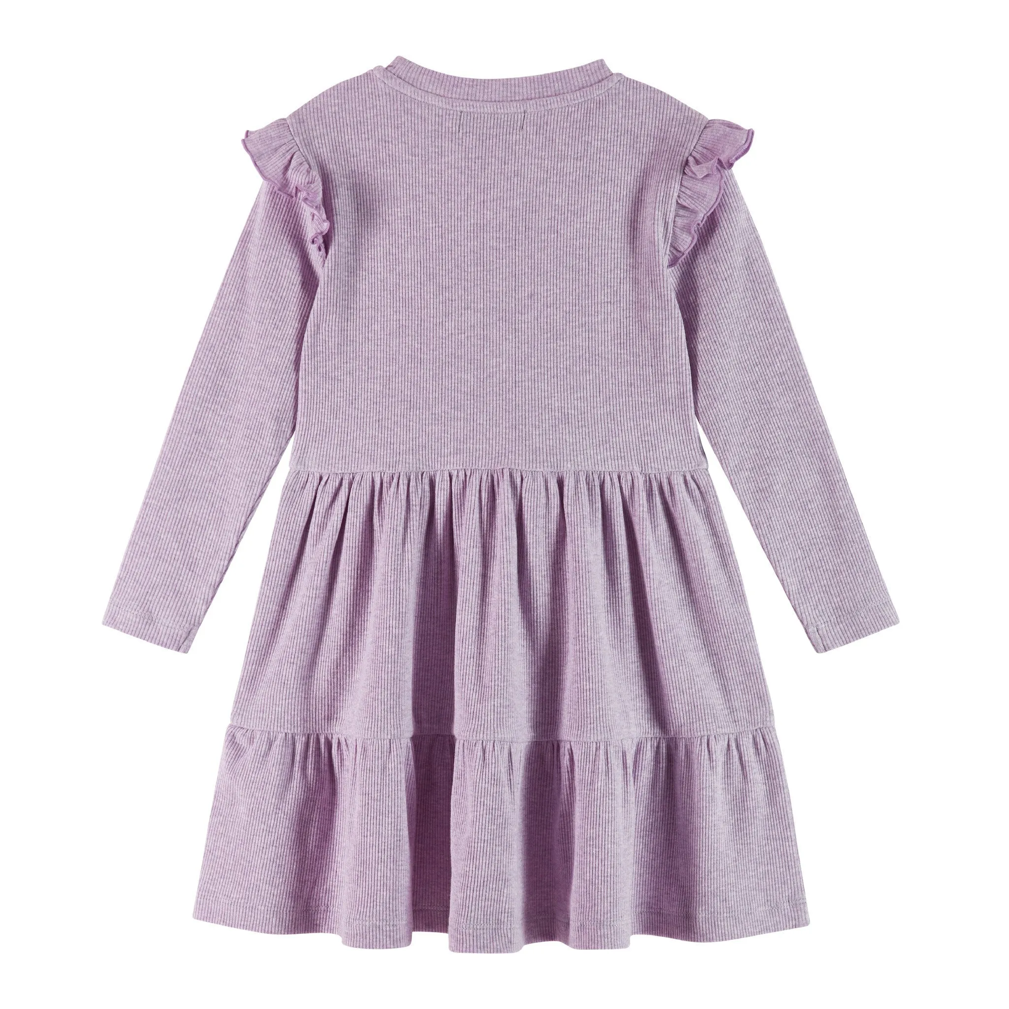 Kids Purple Jersey Dress | Black Cat