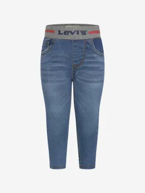 Levi's Wear Baby Boys Pull On Skinny Jeans in Blue