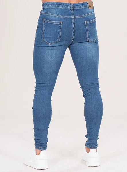 Marquee Ripped Jeans - Dark Wash