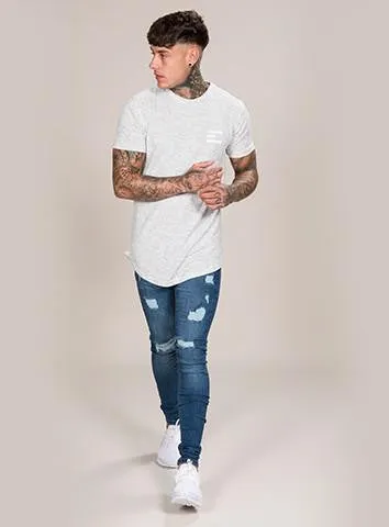 Marquee Ripped Jeans - Dark Wash