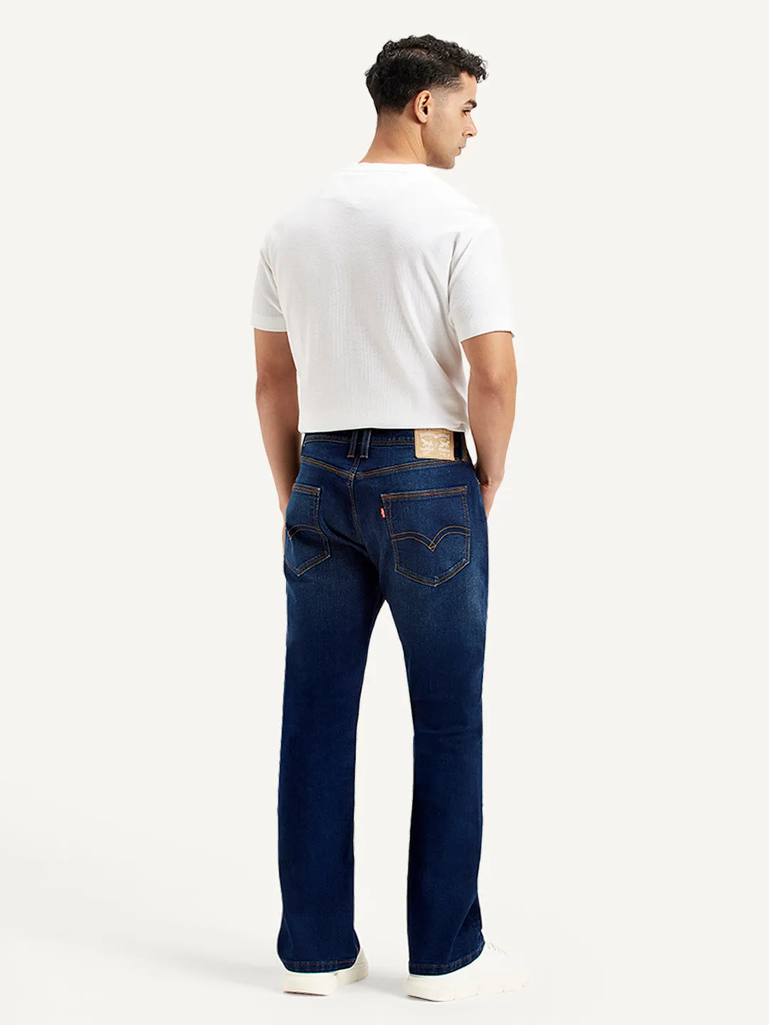 Men's 527 Slim Bootcut Fit Navy Jeans