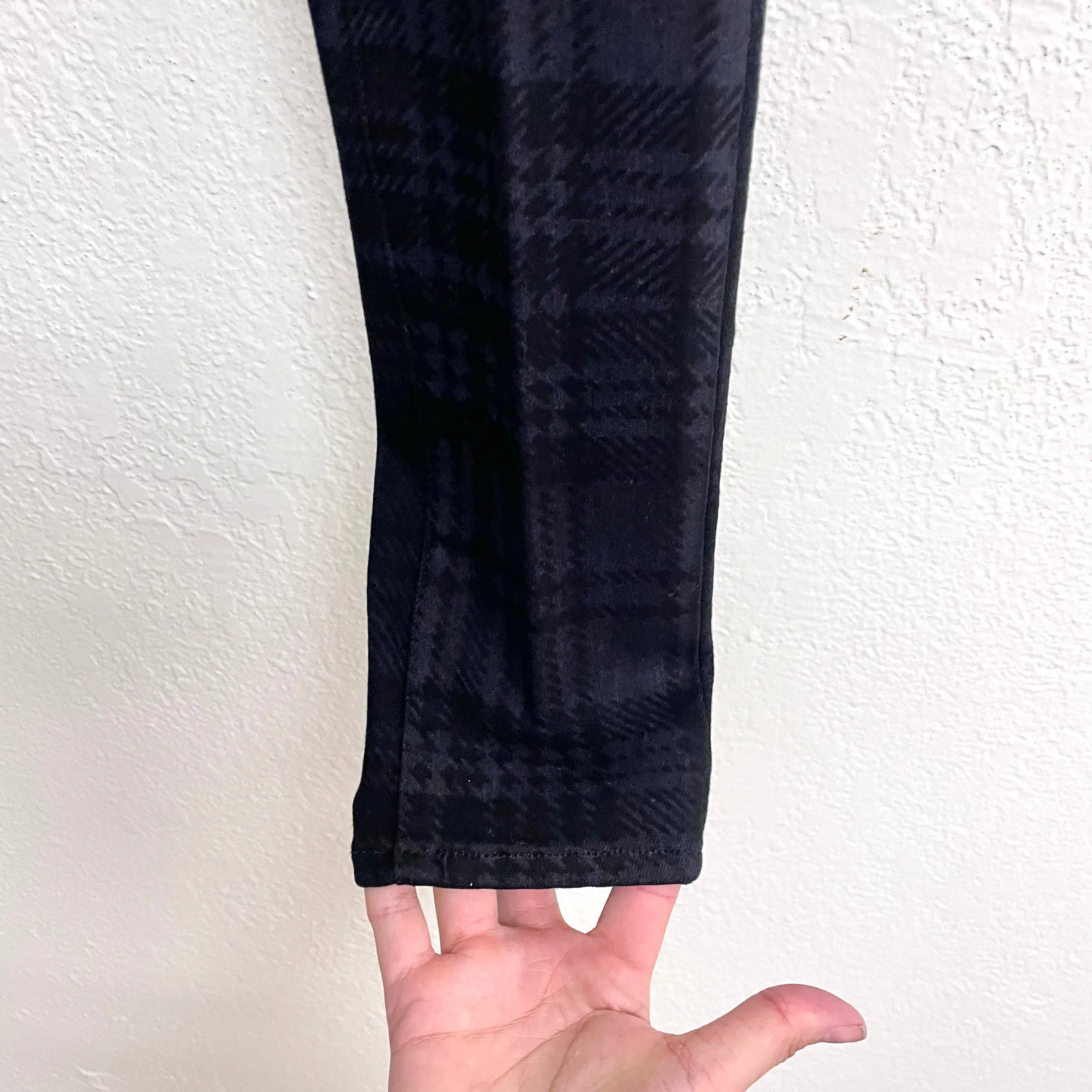 Plaid Skinny Jeans