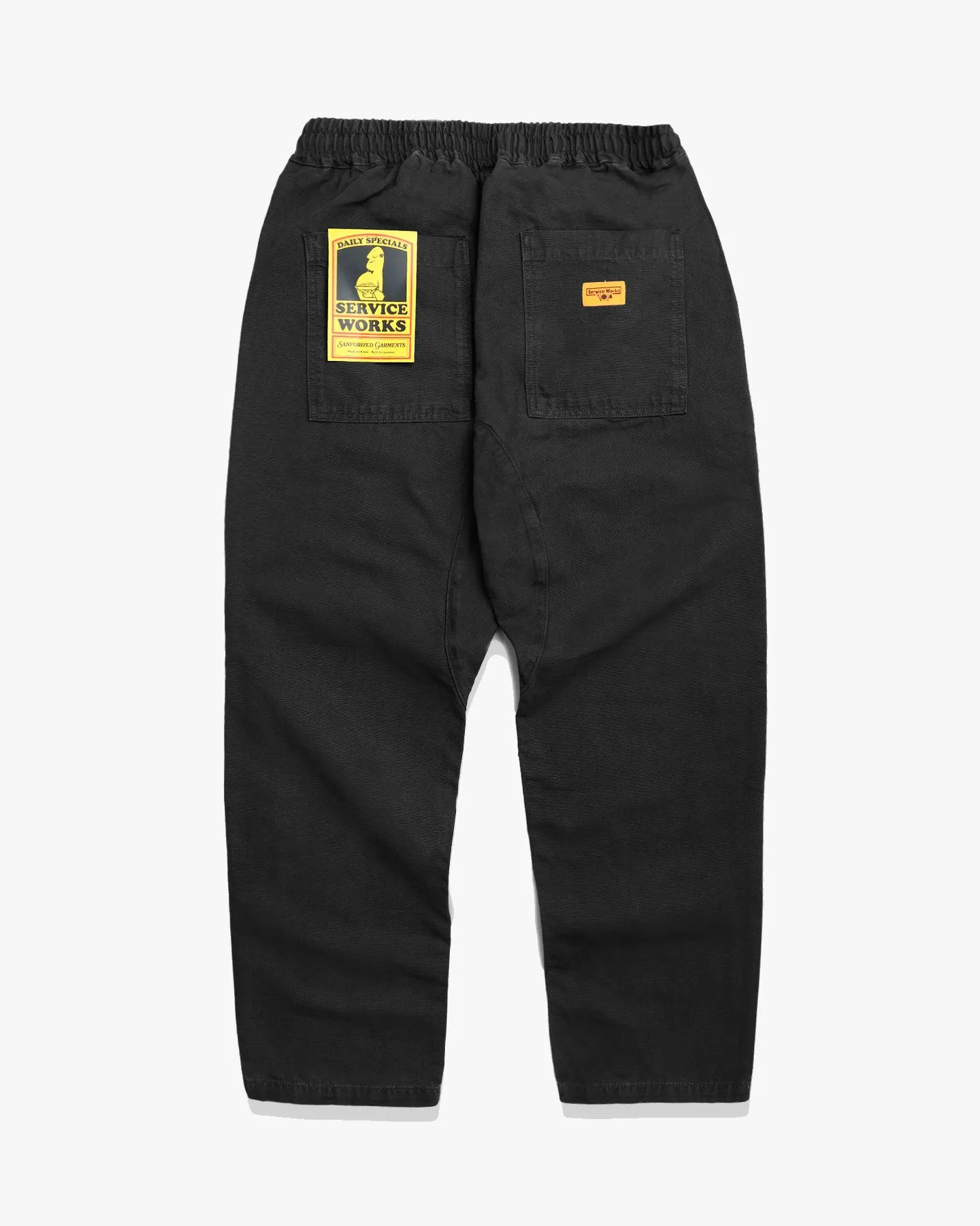 Service Works Classic Canvas Chef Pant - Black