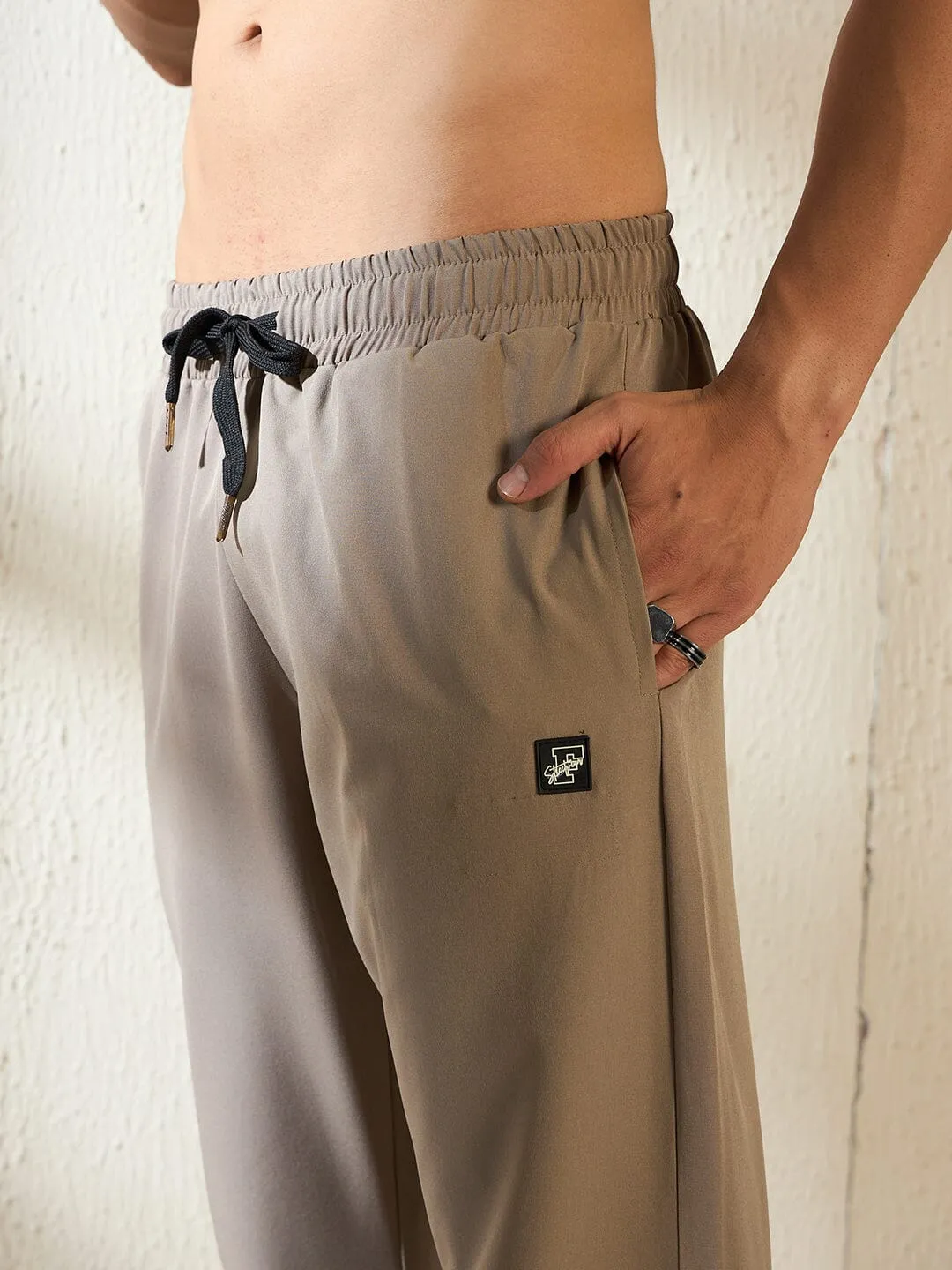 Silver Mink Boot Cut Trackpants