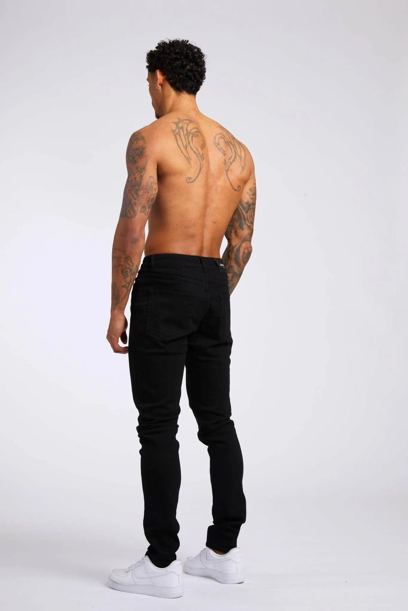 SKINNY FIT JEANS - BLACK