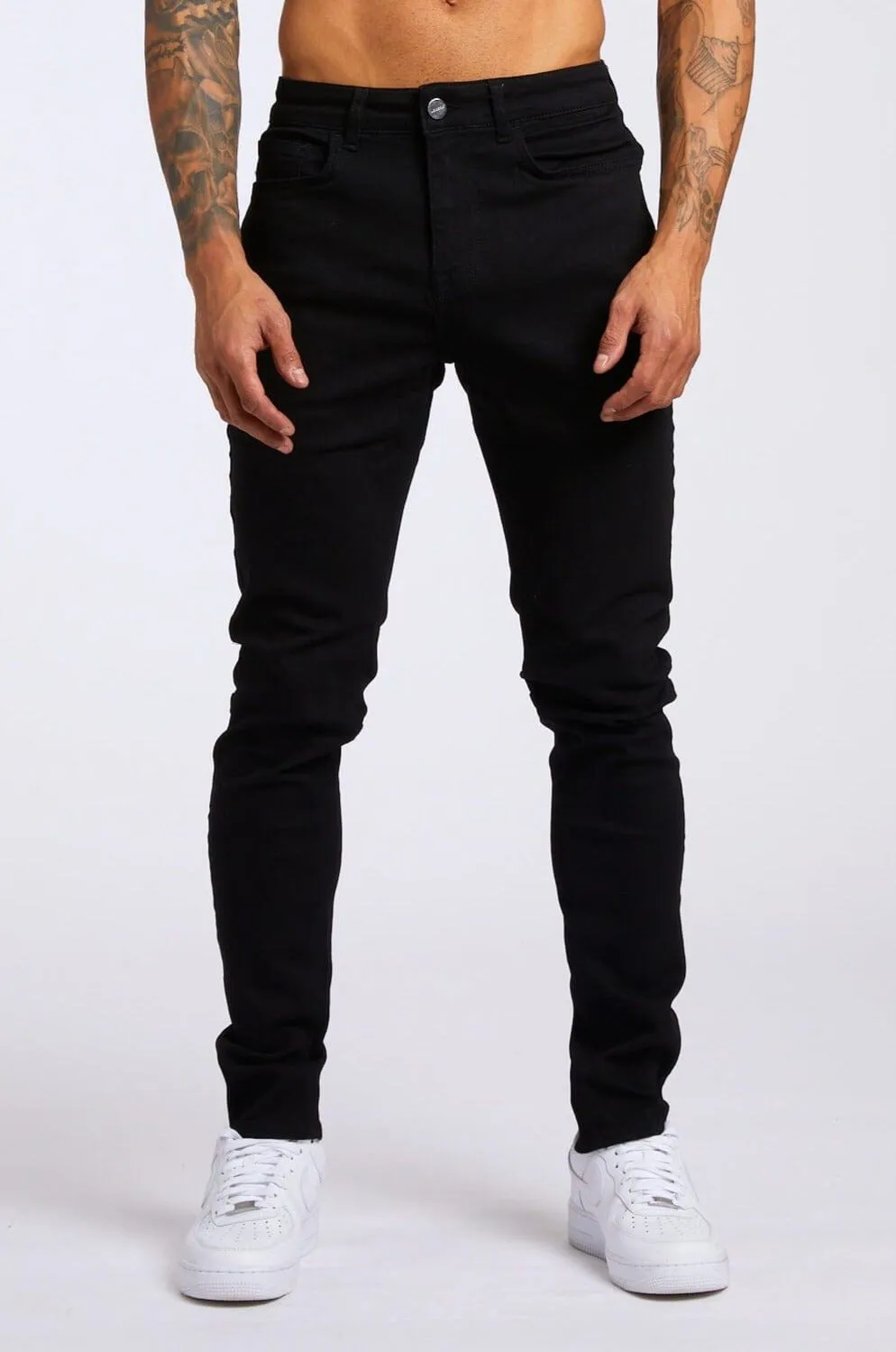 SKINNY FIT JEANS - BLACK