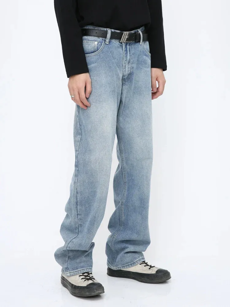 Sky Blue Classic Straight Denim