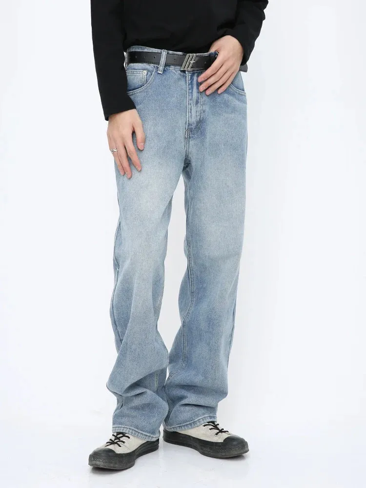 Sky Blue Classic Straight Denim