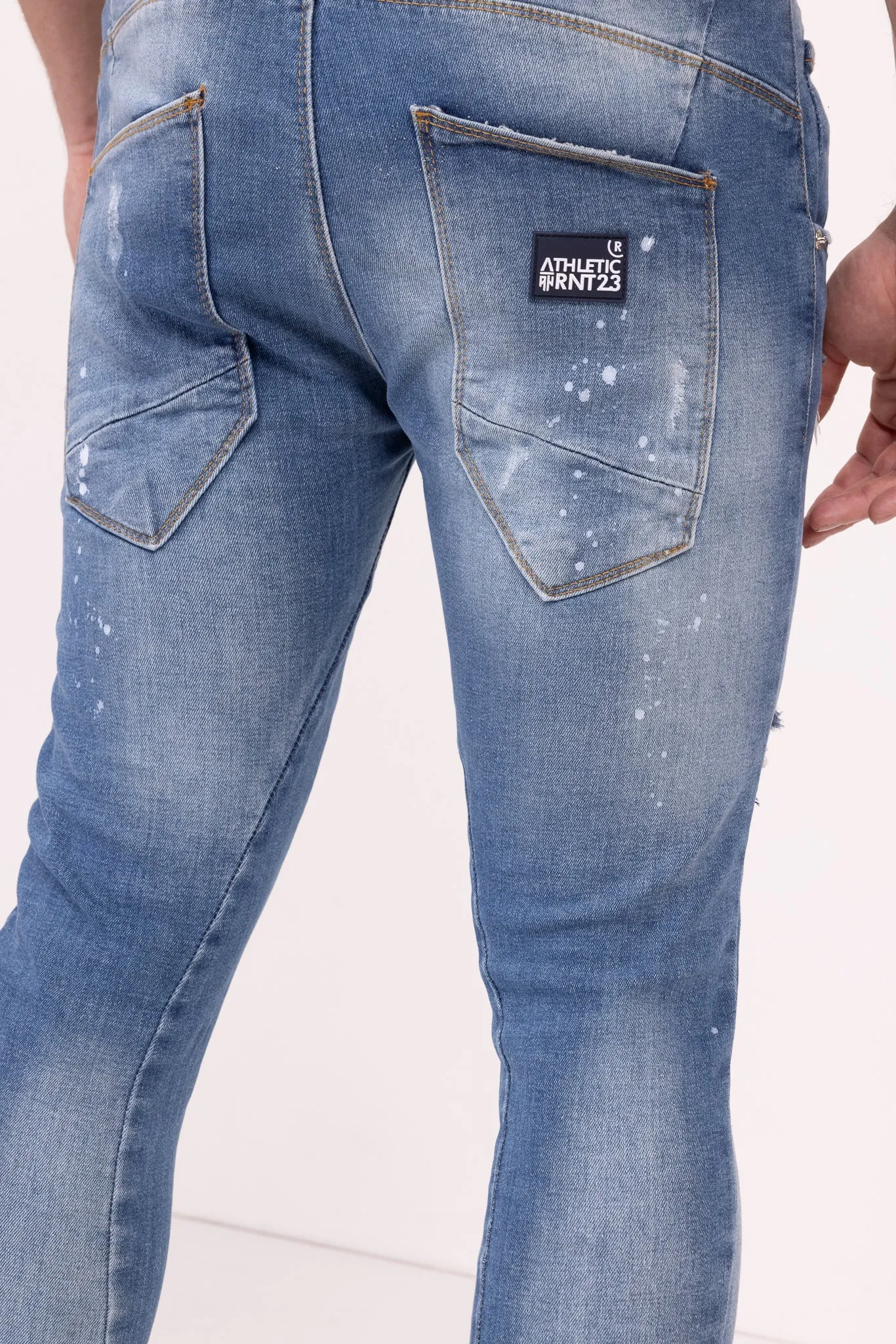 Slim-Fit Casual Jeans - Blue