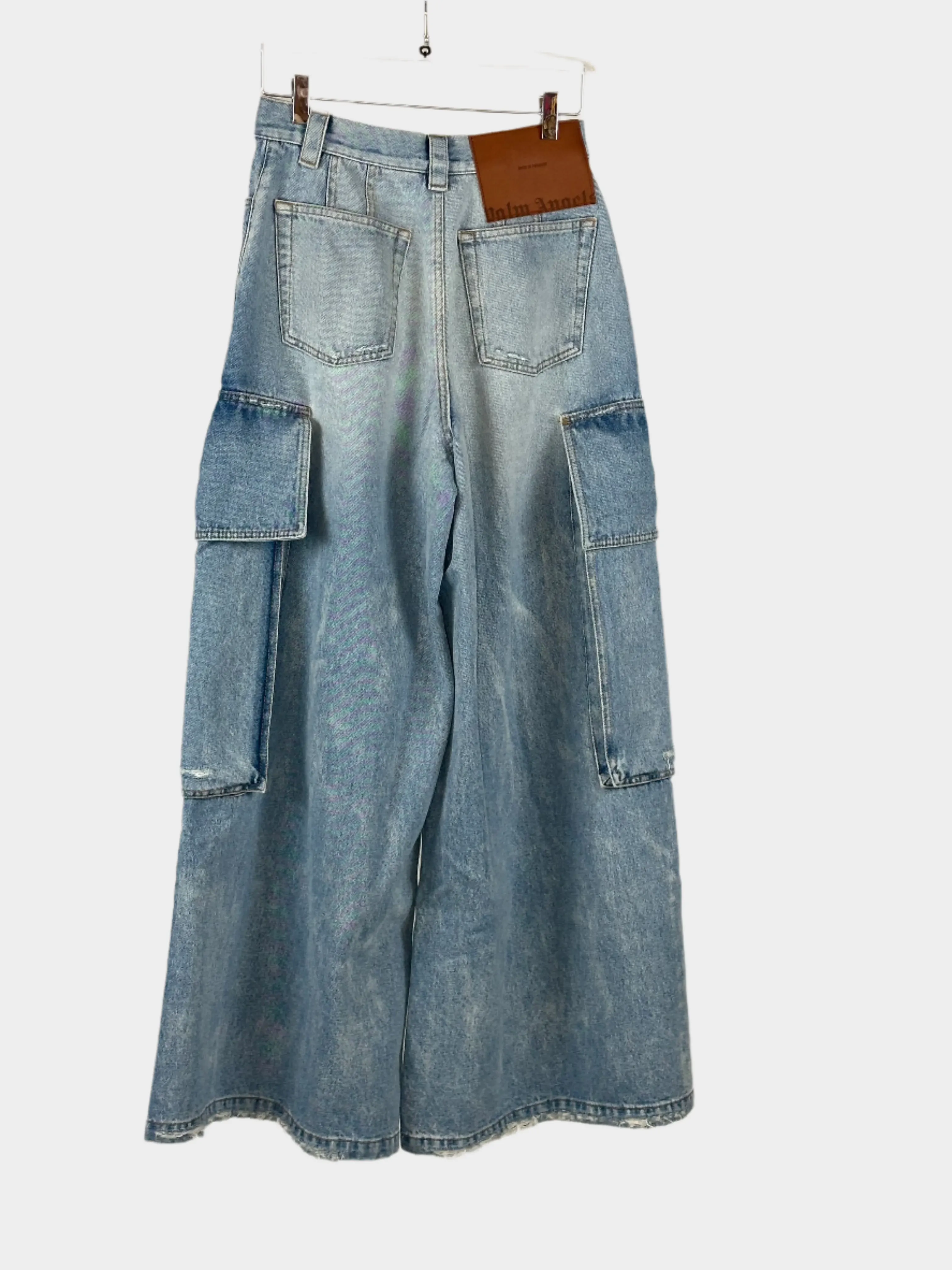 Wide Denim Parachute