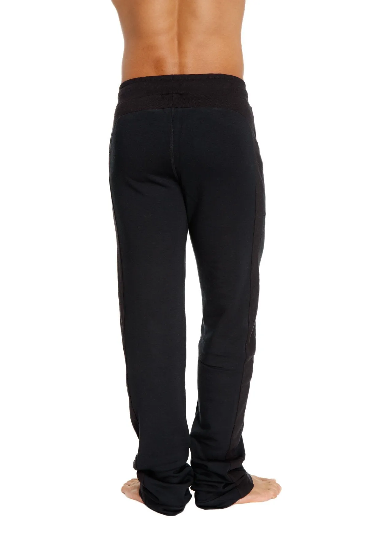 **Winter Collection** Mid-Weight Luxury-Fleece Track & Lounge Sweat Pant (Black)