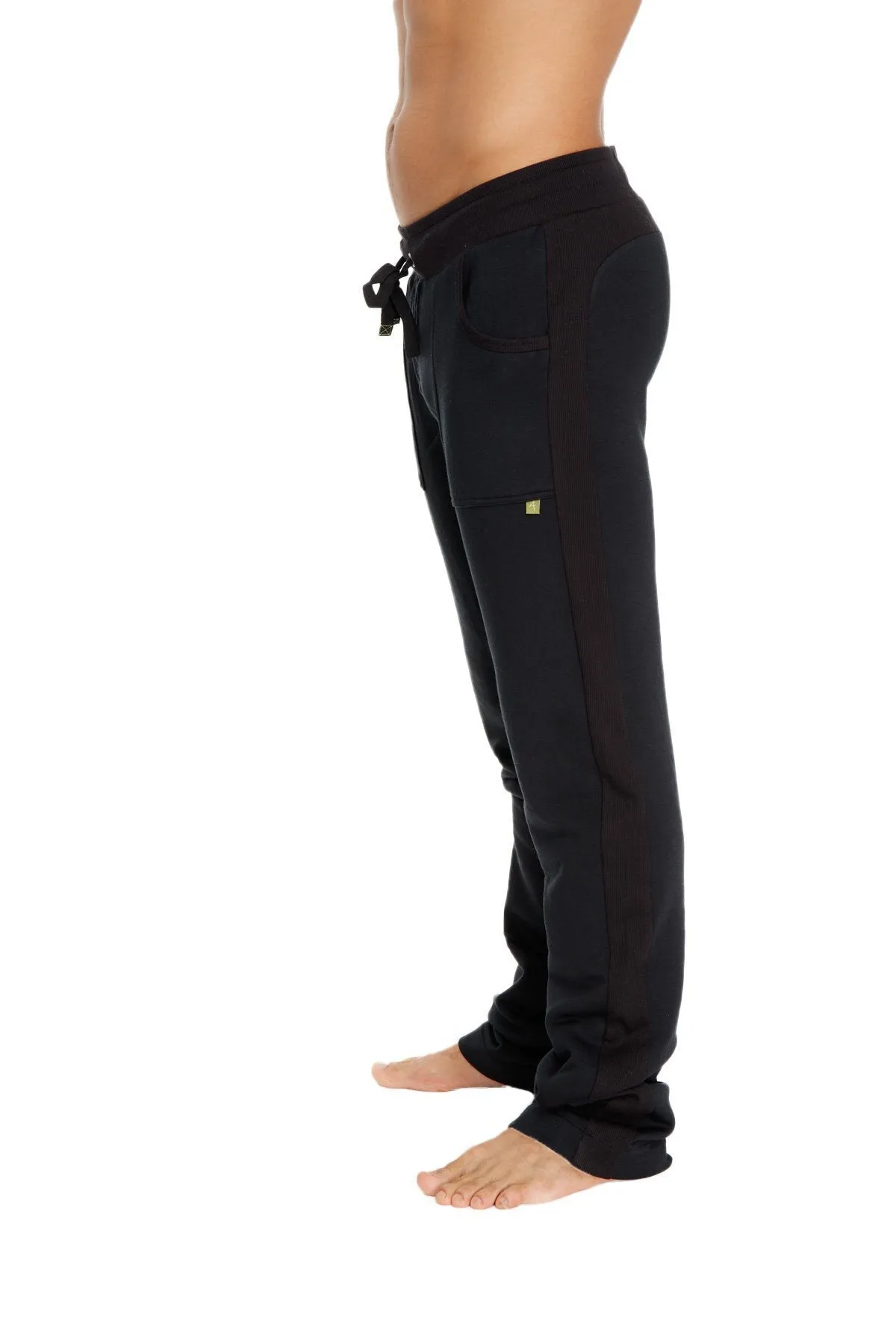 **Winter Collection** Mid-Weight Luxury-Fleece Track & Lounge Sweat Pant (Black)