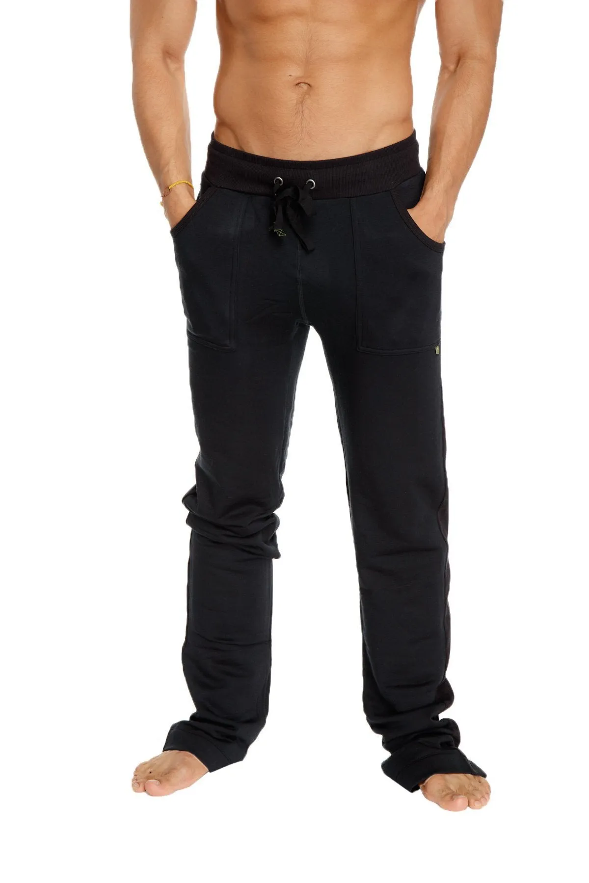 **Winter Collection** Mid-Weight Luxury-Fleece Track & Lounge Sweat Pant (Black)