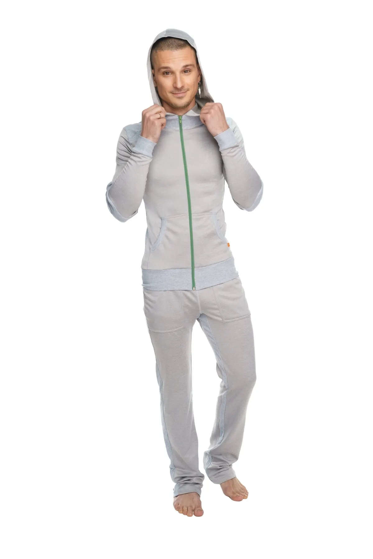 **Winter Collection** MID-Weight Performance-Performance Fleece Track & Lounge Sweat Pant (Stainless Steel Grey)